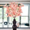 Floral Home 40" Light Pink Cherry Blossom Spray - 12-Piece - 3 of 4