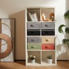 Aoibox Foldable Fabric Storage Bins with Lids and Handles 4 Color Set Closet Organizer Box for Bedroom Home 13x12.5x7 Inch - 2 of 4