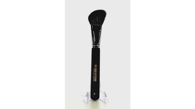 Blusher Brush Angle Shaped Goat Hair - 2 by Make-Up Studio for Women - 1 Pc Brush, 2 of 7, play video
