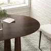 Black Round Dining Table - Modern Minimalist Style for Home Kitchen & Dining Room - 3 of 4
