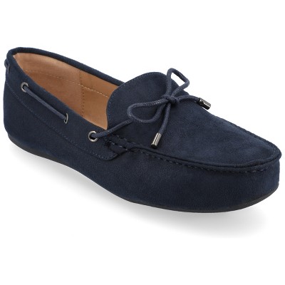 Journee Collection Womens Thatch Comfort Insole Slip On Round Toe Loafer Flats