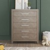 Child Craft Kieran 5 Drawer Chest for Nursery or Bedroom, Plenty of Storage, Anti-Tip Kit Included to Prevent Tipping, Non-Toxic, Baby Safe Finish - 2 of 4
