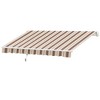 Resenkos Patio Awning, Outdoor Sun Shade Shelter Cover Awnings,12' x 10' Retractable Awning Patio Awnings Sun Shade Shelter with Manual Crank Handle, - 3 of 4