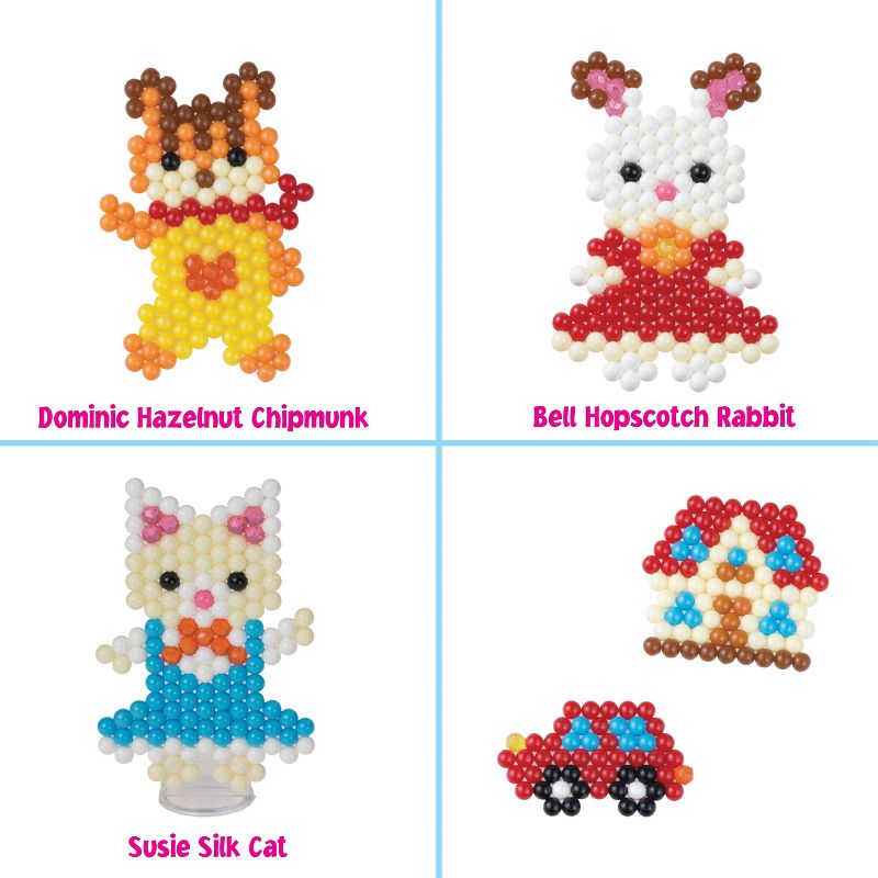 Aquabeads Calico Critters Character Set, Complete Arts & Crafts Bead Kit for Children- over 600 beads to create popular characters from Calico Village, 3 of 6