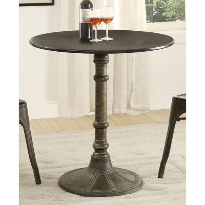 Sapphtopaz Dining Table Kitchen Table Round Dining Table Tulip-style Bar Table with Pedestal Base for Kitchen, Small Spaces