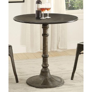 Sapphtopaz Dining Table Kitchen Table Round Dining Table Tulip-style Bar Table with Pedestal Base for Kitchen, Small Spaces - 1 of 4