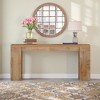 Lirago 70.9" Farmhouse Console Table Entryway Sofa Table for Living Room Rustic Hallway Table with 300lb Capacity Space Saving Design Brown - 2 of 4