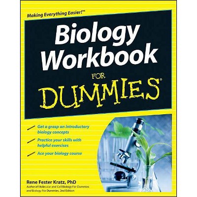 Biology Workbook for Dummies - (For Dummies) by  Rene Fester Kratz (Paperback)