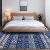Coucheta Machine Washable Rug Non-Slip Low Pile Vintage Runner for Hallway Kitchen Entryway,  Multi-Color & Size - 3 of 4