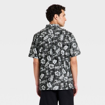 Мужские рубашки Goodfellow & Co x Reyn Spooner Men's Short Sleeve Button-Down Shirt - Goodfellow & Co™ x Reyn Spooner Black XXL — фото 2