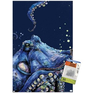Trends International Snowtap - Octopus Photobomb Unframed Wall Poster Prints - 1 of 4