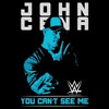 Mens WWE John Cena You Can't See Me Blue Lightweight Hoodie - 2 of 4