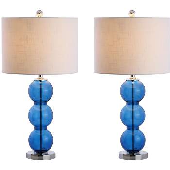 JONATHAN Y Bella Glass Triple-Sphere LED Table Lamp