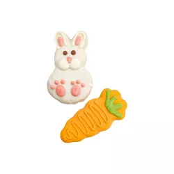 Molly's Barkery Easter Bunny Carrot with Cinnamon and Apple Dog Treat - 2.72oz/2pk