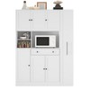 YOOCOZZ Traditional Freestanding Buffet,Large Kitchen Pantry Storage Cabinet Cupboard with Door Shelves and Drawer and Hutch - 2 of 4