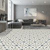 GoodGram Peel N' Stick DIY Retro 12x12 Self Adhesive Vinyl Floor Tile - 20 Tiles (20 Total SF in A Box) - Carrera - 20 Tiles/20 Sq. ft.