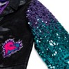 Disney Descendants Mal Sequin Zip Up Jacket Little Kid to Big Kid - 4 of 4