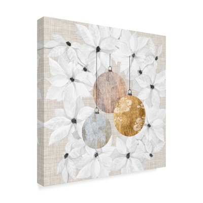 Trademark Fine Art -Grace Popp 'Sophisticated Christmas Iv' Canvas Art