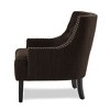 NicBex Polyester Accent Chair,Upholstered Living Room Chairs with Tufted Backrest and Wood Legs,Modern Armchair,Accent Chairs for Living Room - 4 of 4