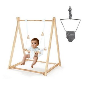 Karl Home 36.6 In. Foldable Swing Set With Stand Premium Montessori For Baby And Toddler - 1 of 4