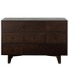 NicBex Solid Wood Dressers,Retro Round Handles Drawers,Modern Dresser for Bedroom,Living Room,Entryway,Auburn - 3 of 4