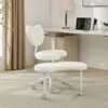 Sevobal Task and Office Chairs Meditation Chair, Cross Legged Chair with Wheels, Adhd Chair, Criss Cross Desk Chair, Beige, 28.3"*11"*18.1" - 4 of 4
