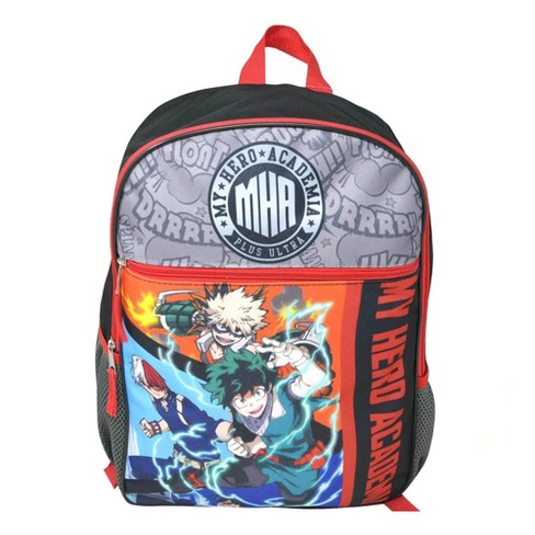 Naruto Uzumaki 16 inch Kids Backpack with Lunch Bag