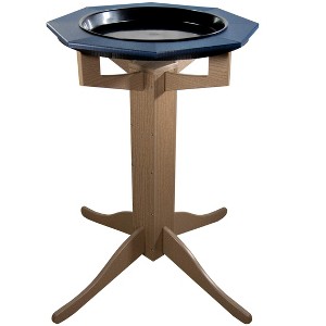 JCS Wildlife Poly Lumber Tan Pedestal Garden Bird Bath - 1 of 4