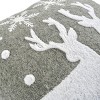 18” Reindeer and Snowflakes Throw Pillow - National Tree Company - 3 of 4