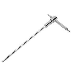Unique Bargains CR-V Steel Fast-Spinning Adjustable Sliding T-Handle Hex Key Wrench - 1 of 4