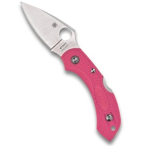 Spyderco Dragonfly 2 Folding Pocket Knife with 2.28" CPM S30V  Blade | Get High-Performance Cutting with the PlainEdge | Non-Slip FRN Handle, Pink - 1 of 4