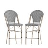 Taylor & Logan 2pk Noemi Stacking Bistro Style Counter Chairs - 4 of 4