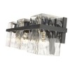 Bennington Collection 3-Bulb Glass Bath Fixture - Dimmable, Damp Rated, 22.25" Wide - 2 of 4