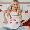 Simply Sage Market Women's I Heart You Distressed Short Sleeve Graphic Tee - 2 of 3