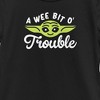 Girl's Star Wars: The Mandalorian St. Patrick's Day Grogu A Wee Bit O' Trouble T-Shirt - 2 of 4