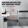 VEVOR Wall Mount Boxing Spinning Bar, Adjustable Punching Spinning Bar, Boxing Speed Trainer with Gloves, Black Reflex Boxing Bar - 4 of 4