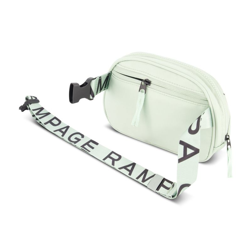 Rampage Women's Fashion Nylon Belt Bag - Travel Waist Pack, Trendy Fashionable Fanny Packs For Women , Waterproof Crossbody Belt Bags, 1 of 2