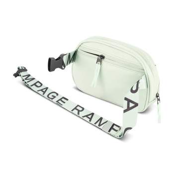 Rampage Women's Fashion Nylon Belt Bag - Travel Waist Pack, Trendy Fashionable Fanny Packs For Women , Waterproof Crossbody Belt Bags