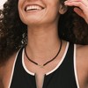 Ross-Simons 3.5-4mm Onyx Bead Charm-Compatible Toggle Necklace in 18kt Gold Over Sterling - 2 of 4