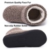 Women's Comfort Warm Faux Fleece Fuzzy Ankle Bootie Slippers Slip-on House Shoes Anti-Slip Sole Indoor/Outdoor - 3 of 4