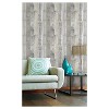 Reclaimed Wood Peel & Stick Wallpaper Gray - Threshold™ - image 4 of 4