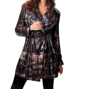 Women's Belted Trench Rain Jacket - ANGEL - 1 of 2