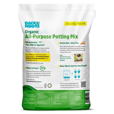 Back to the Roots 6qt Organic Potting Mix All Purpose