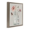 Stupell Industries Flower Jar Butterfly Painting, 25" x 25" - 3 of 4