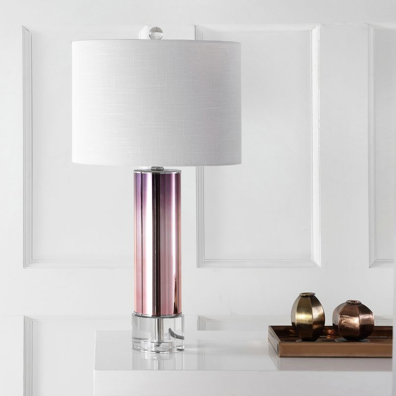 JONATHAN Y Edward Glass/Crystal LED Table Lamp, 5 of 9