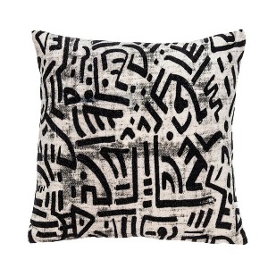 Parkland Collection,Azar Transitional White Throw Pillow - 1 of 4