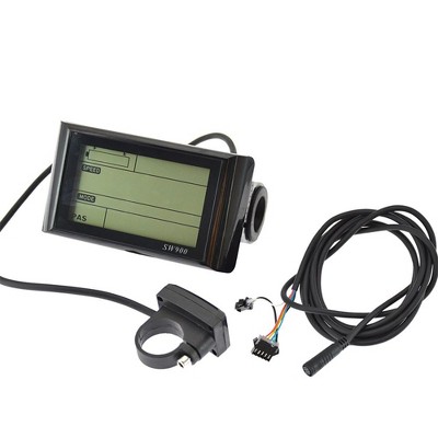Electric Bicycle Speed Meter Lcd Display Speed Control Meter Bicycle Modification Accessories