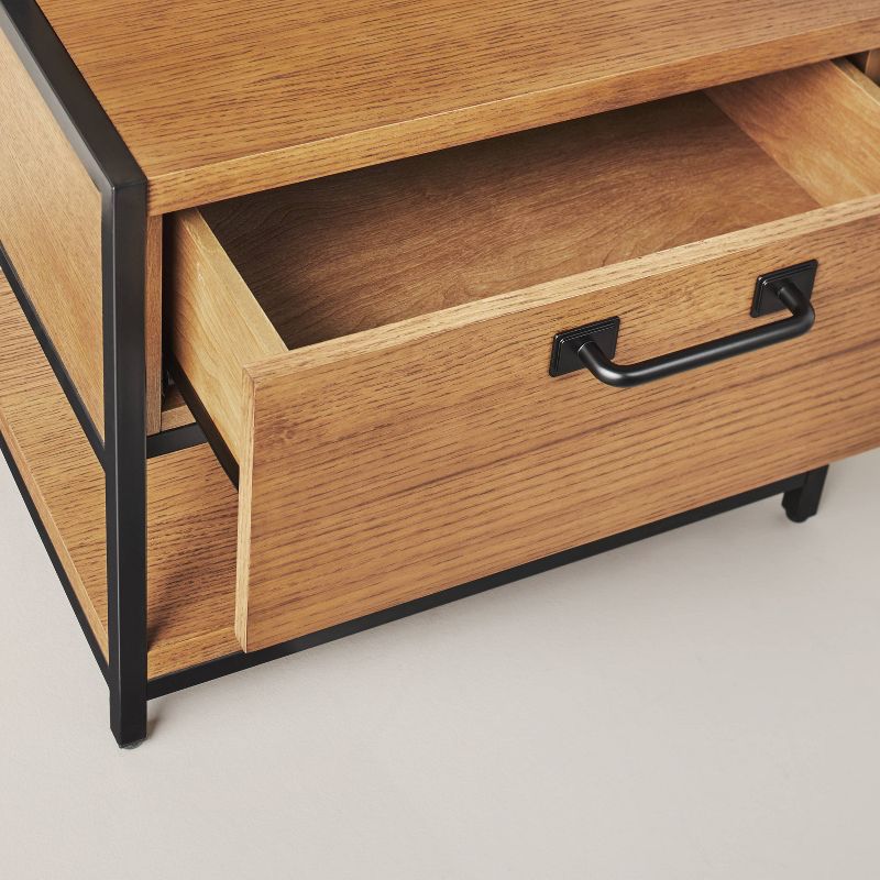 Modular Entryway Storage Cabinet with Hooks - Aged Oak - Hearth &#38; Hand&#8482; with Magnolia, 5 of 10