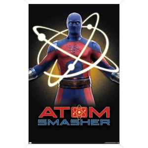 Trends International DC Comics Movie Black Adam - Atom Smasher Framed Wall Poster Prints - 1 of 4