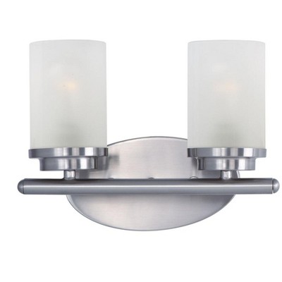 Maxim Lighting Corona 2 - Light Vanity in  Satin Nickel